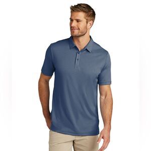 Travis Mathew Coto Performance Polo Vintage Indigo/Black Size S